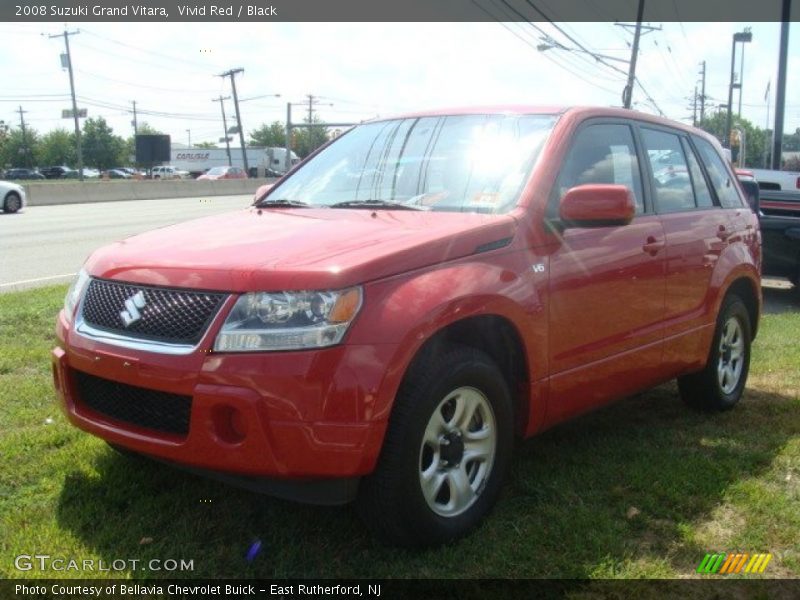 Vivid Red / Black 2008 Suzuki Grand Vitara