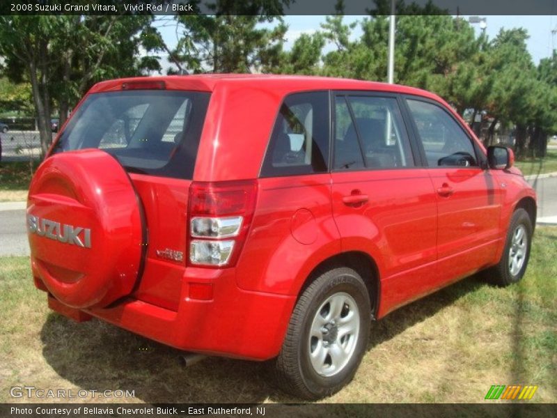 Vivid Red / Black 2008 Suzuki Grand Vitara