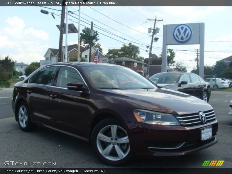 Opera Red Metallic / Titan Black 2013 Volkswagen Passat 2.5L SE