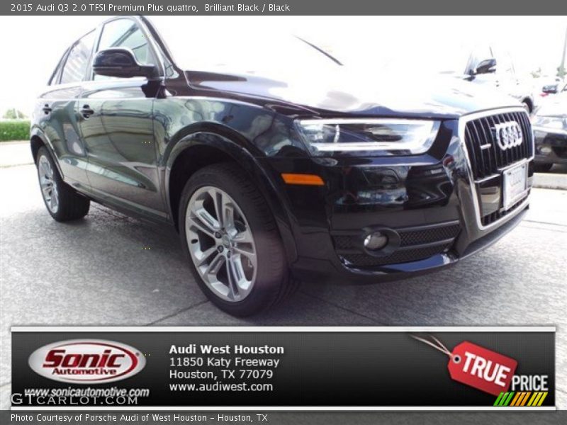 Brilliant Black / Black 2015 Audi Q3 2.0 TFSI Premium Plus quattro