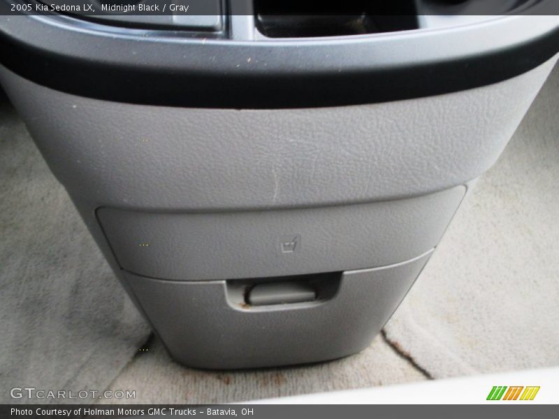 Midnight Black / Gray 2005 Kia Sedona LX