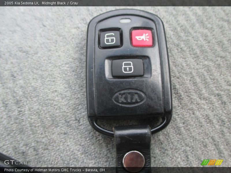 Midnight Black / Gray 2005 Kia Sedona LX