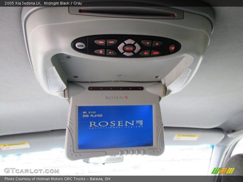 Midnight Black / Gray 2005 Kia Sedona LX