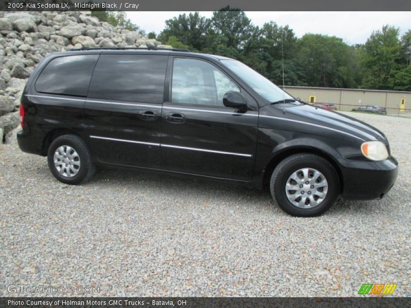 Midnight Black / Gray 2005 Kia Sedona LX