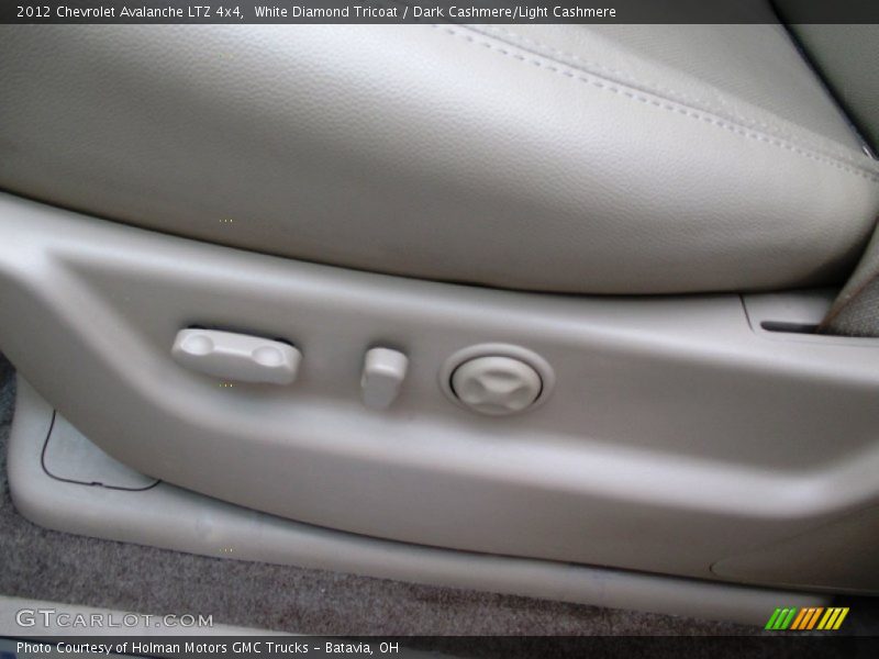 White Diamond Tricoat / Dark Cashmere/Light Cashmere 2012 Chevrolet Avalanche LTZ 4x4