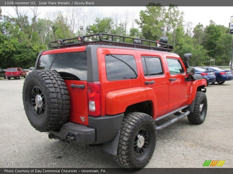 Solar Flare Metallic / Ebony Black 2008 Hummer H3