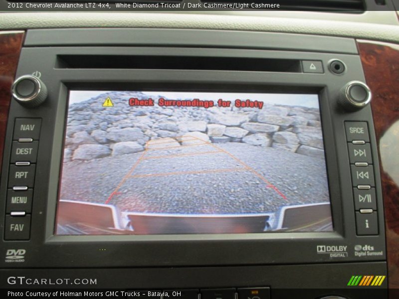 White Diamond Tricoat / Dark Cashmere/Light Cashmere 2012 Chevrolet Avalanche LTZ 4x4