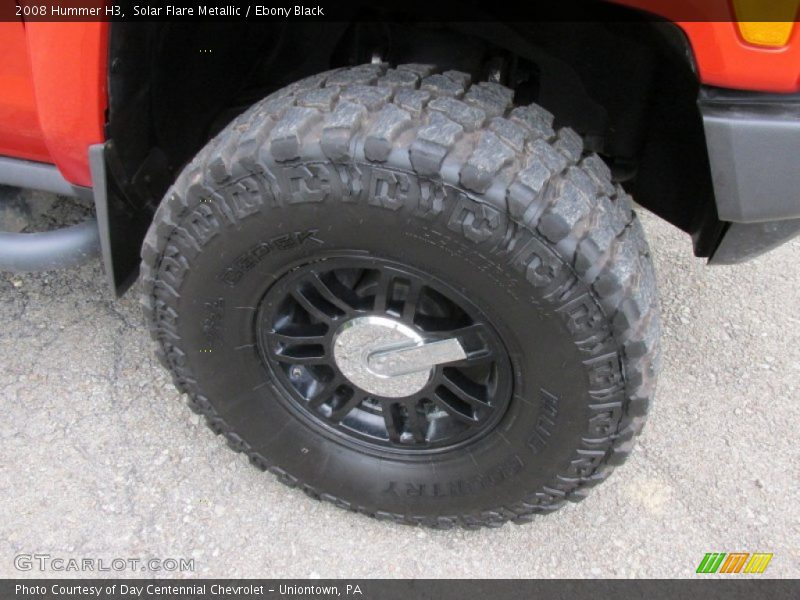 Solar Flare Metallic / Ebony Black 2008 Hummer H3