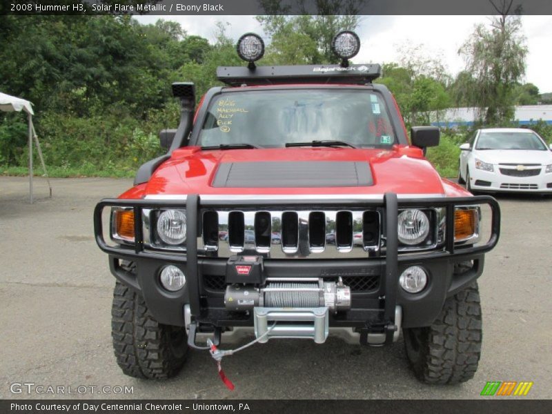 Solar Flare Metallic / Ebony Black 2008 Hummer H3