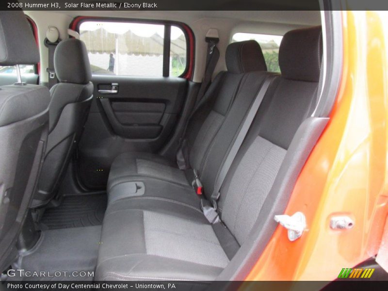 Rear Seat of 2008 H3 
