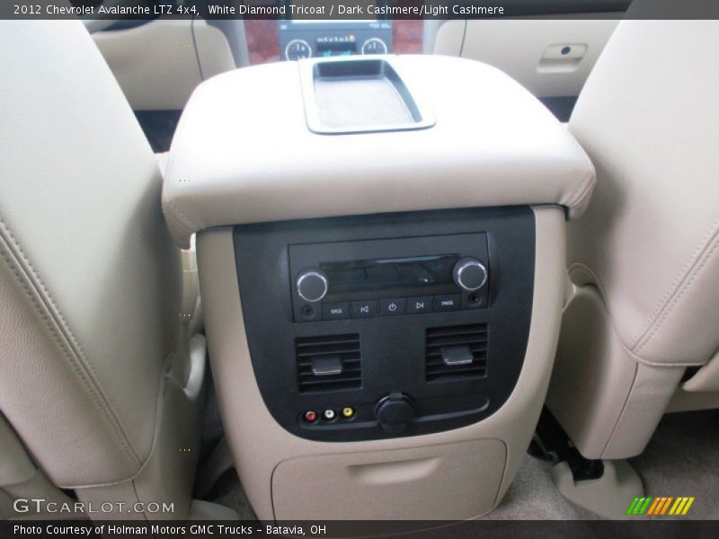 White Diamond Tricoat / Dark Cashmere/Light Cashmere 2012 Chevrolet Avalanche LTZ 4x4