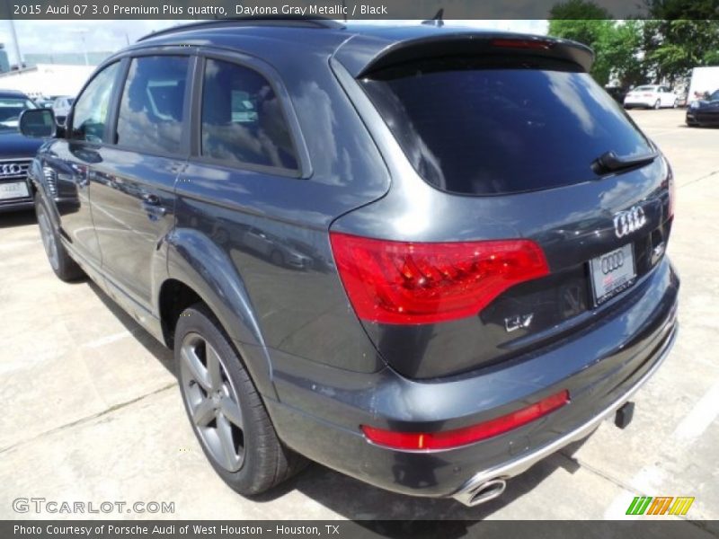 Daytona Gray Metallic / Black 2015 Audi Q7 3.0 Premium Plus quattro