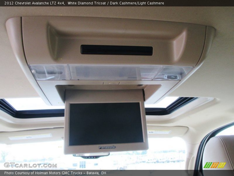 White Diamond Tricoat / Dark Cashmere/Light Cashmere 2012 Chevrolet Avalanche LTZ 4x4