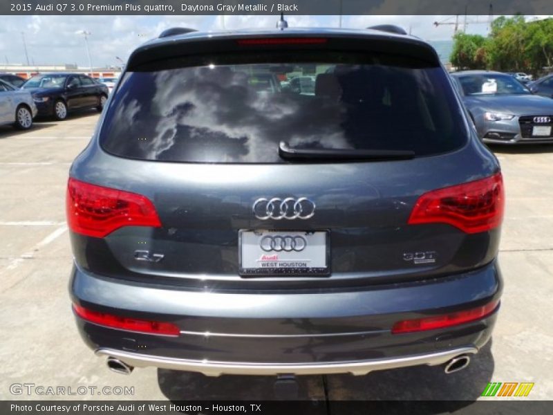 Daytona Gray Metallic / Black 2015 Audi Q7 3.0 Premium Plus quattro