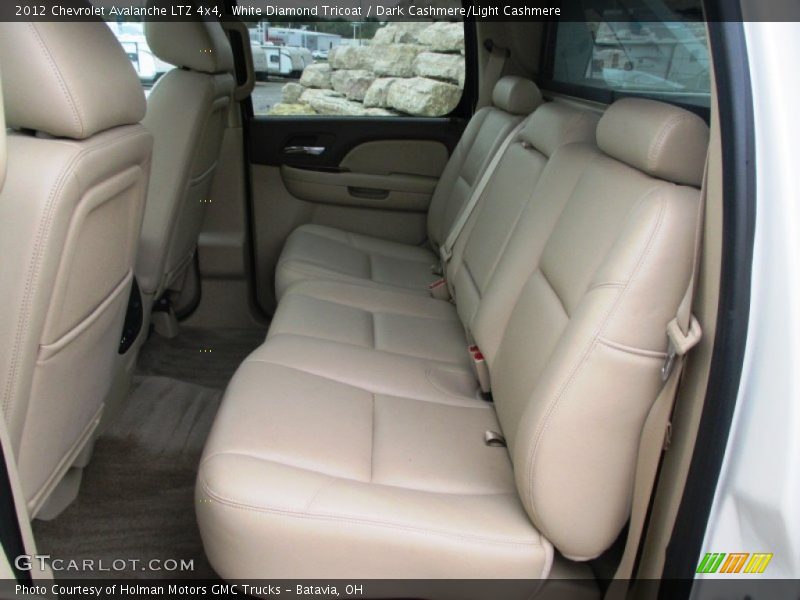 White Diamond Tricoat / Dark Cashmere/Light Cashmere 2012 Chevrolet Avalanche LTZ 4x4
