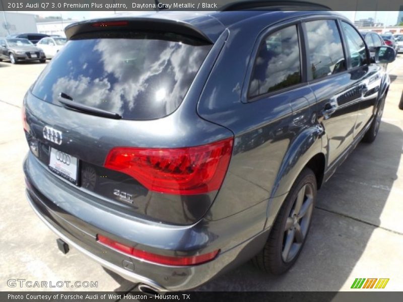 Daytona Gray Metallic / Black 2015 Audi Q7 3.0 Premium Plus quattro