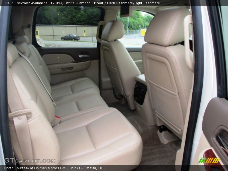 White Diamond Tricoat / Dark Cashmere/Light Cashmere 2012 Chevrolet Avalanche LTZ 4x4