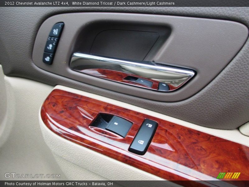 White Diamond Tricoat / Dark Cashmere/Light Cashmere 2012 Chevrolet Avalanche LTZ 4x4