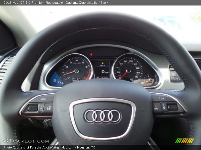 Daytona Gray Metallic / Black 2015 Audi Q7 3.0 Premium Plus quattro
