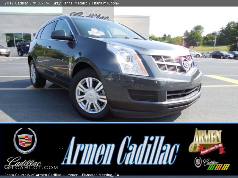 Gray Flannel Metallic / Titanium/Ebony 2012 Cadillac SRX Luxury