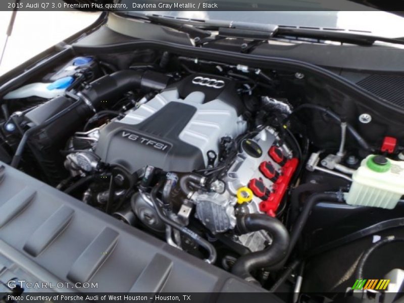 Daytona Gray Metallic / Black 2015 Audi Q7 3.0 Premium Plus quattro
