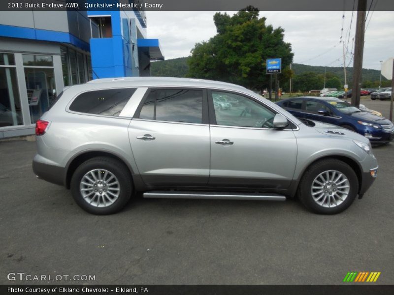 Quicksilver Metallic / Ebony 2012 Buick Enclave AWD