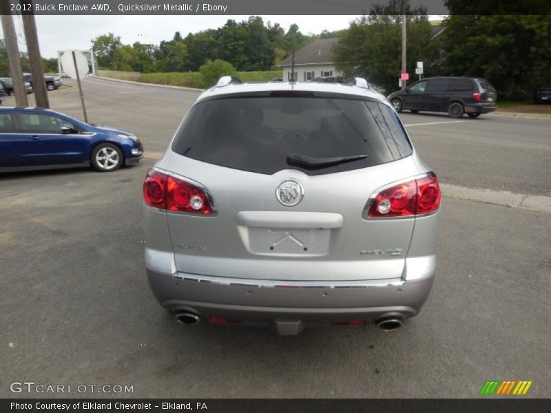 Quicksilver Metallic / Ebony 2012 Buick Enclave AWD