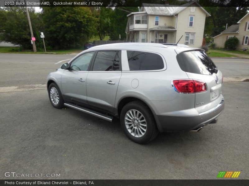 Quicksilver Metallic / Ebony 2012 Buick Enclave AWD