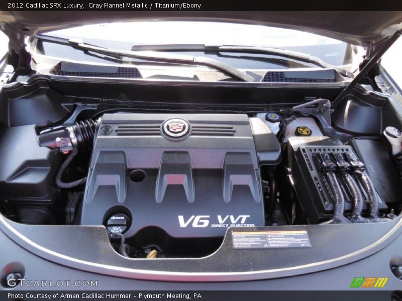 Gray Flannel Metallic / Titanium/Ebony 2012 Cadillac SRX Luxury