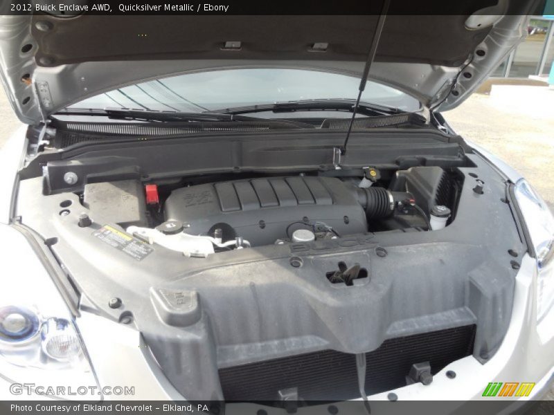 Quicksilver Metallic / Ebony 2012 Buick Enclave AWD