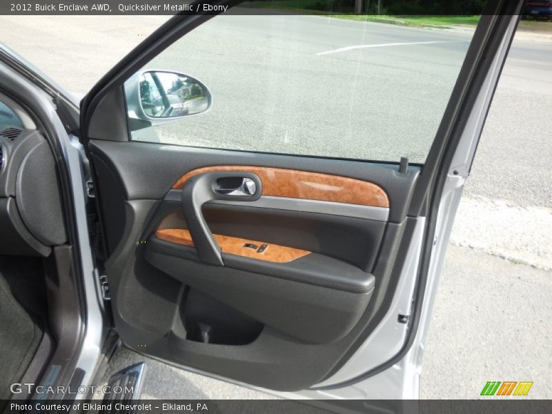 Quicksilver Metallic / Ebony 2012 Buick Enclave AWD