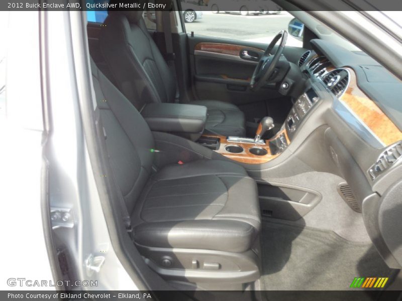 Quicksilver Metallic / Ebony 2012 Buick Enclave AWD