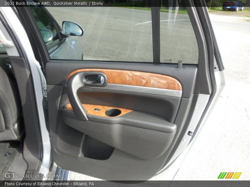 Quicksilver Metallic / Ebony 2012 Buick Enclave AWD