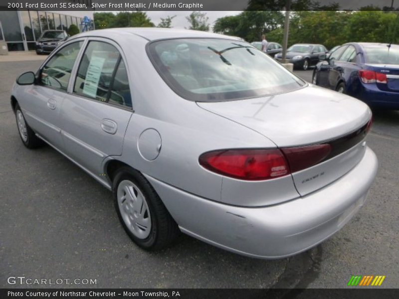 Silver Frost Metallic / Medium Graphite 2001 Ford Escort SE Sedan