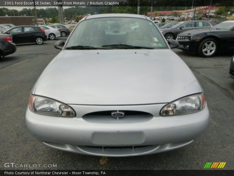 Silver Frost Metallic / Medium Graphite 2001 Ford Escort SE Sedan