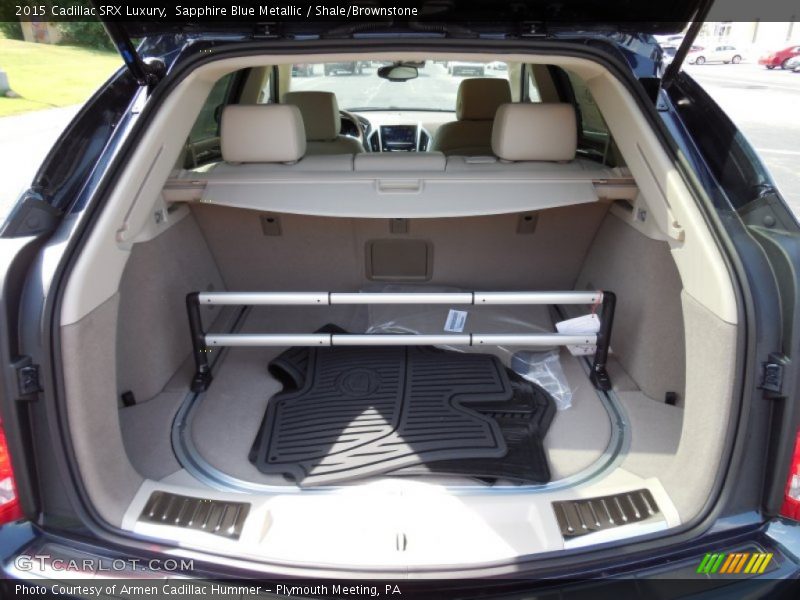 Sapphire Blue Metallic / Shale/Brownstone 2015 Cadillac SRX Luxury