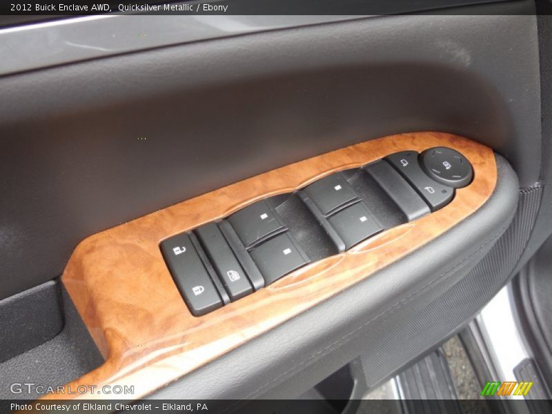 Quicksilver Metallic / Ebony 2012 Buick Enclave AWD