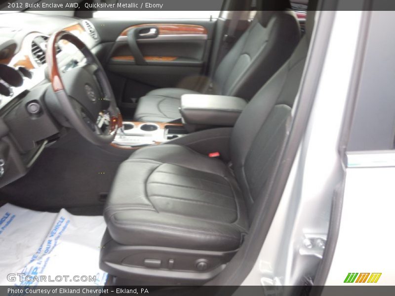 Quicksilver Metallic / Ebony 2012 Buick Enclave AWD