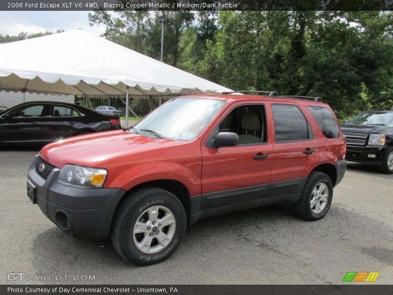 Blazing Copper Metallic / Medium/Dark Pebble 2006 Ford Escape XLT V6 4WD