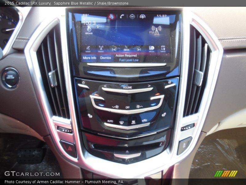Sapphire Blue Metallic / Shale/Brownstone 2015 Cadillac SRX Luxury