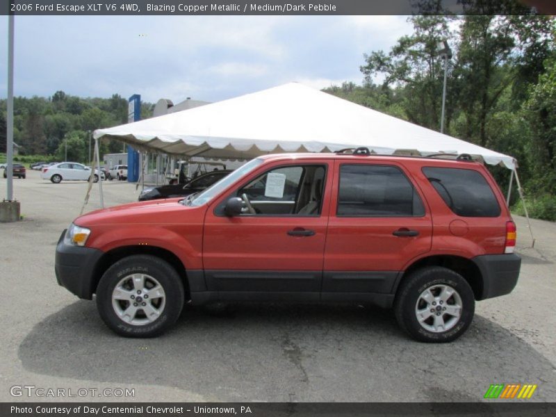 Blazing Copper Metallic / Medium/Dark Pebble 2006 Ford Escape XLT V6 4WD