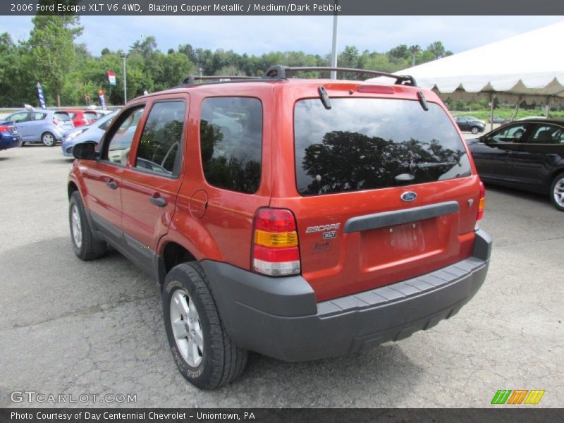 Blazing Copper Metallic / Medium/Dark Pebble 2006 Ford Escape XLT V6 4WD