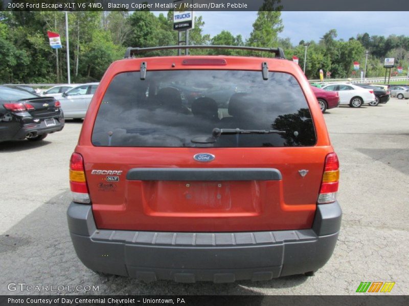 Blazing Copper Metallic / Medium/Dark Pebble 2006 Ford Escape XLT V6 4WD