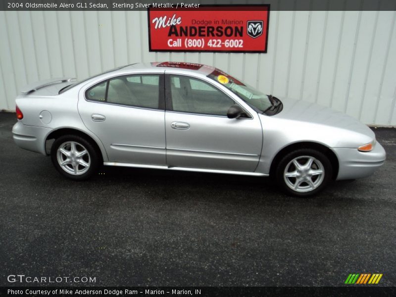 Sterling Silver Metallic / Pewter 2004 Oldsmobile Alero GL1 Sedan