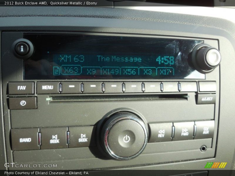 Quicksilver Metallic / Ebony 2012 Buick Enclave AWD