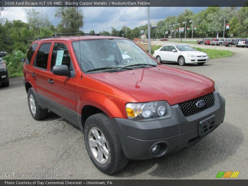 Blazing Copper Metallic / Medium/Dark Pebble 2006 Ford Escape XLT V6 4WD