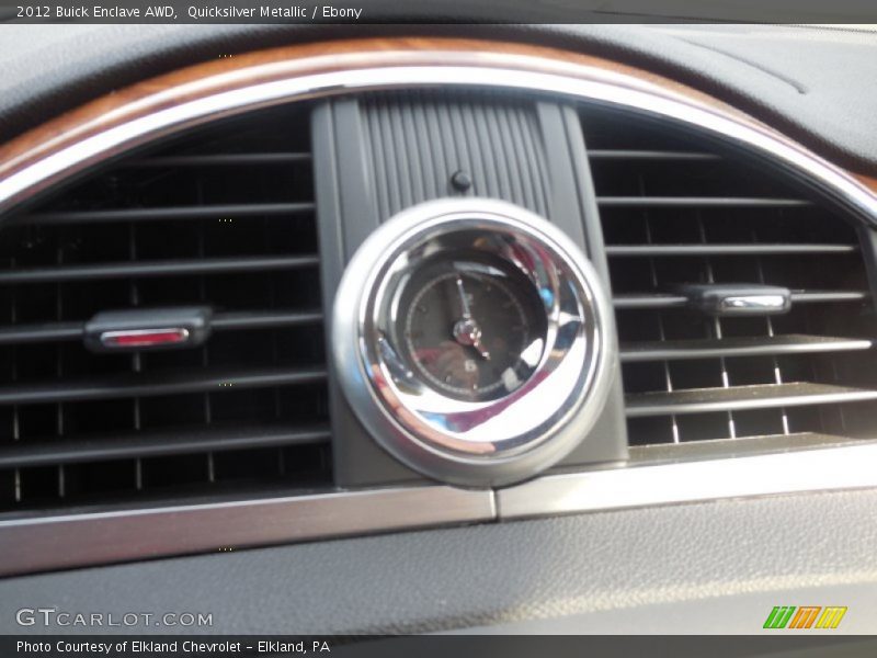 Quicksilver Metallic / Ebony 2012 Buick Enclave AWD