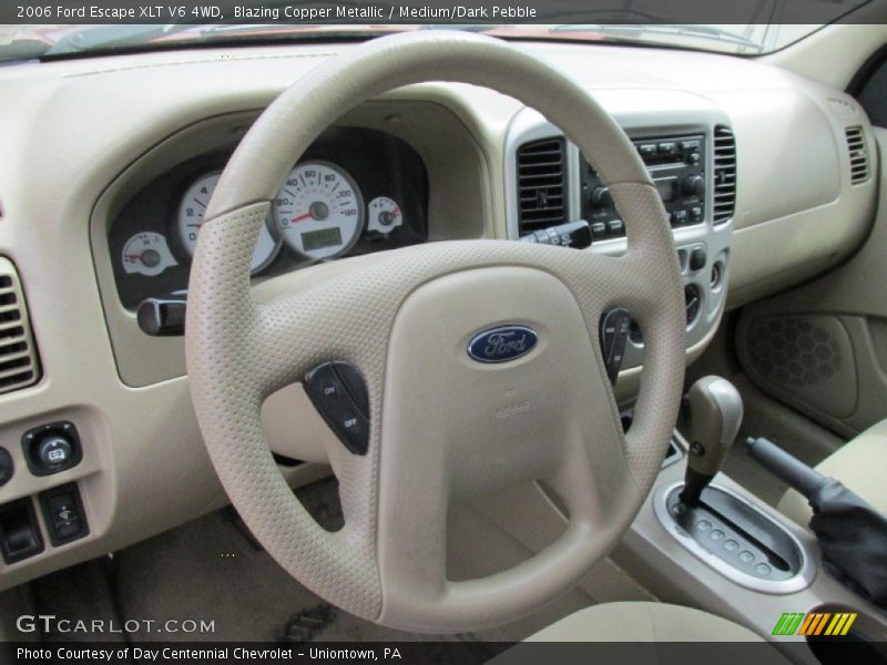 Blazing Copper Metallic / Medium/Dark Pebble 2006 Ford Escape XLT V6 4WD