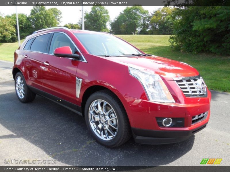 Crystal Red Tintcoat / Shale/Brownstone 2015 Cadillac SRX Performance