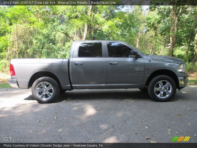 Mineral Gray Metallic / Black/Diesel Gray 2013 Ram 1500 SLT Crew Cab 4x4